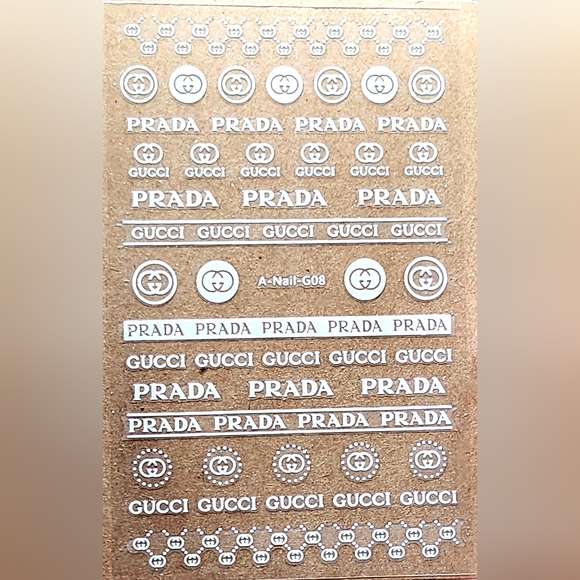 NWT Nail Art Design Decal Stickers N°58 GID! - Picture 5 of 7